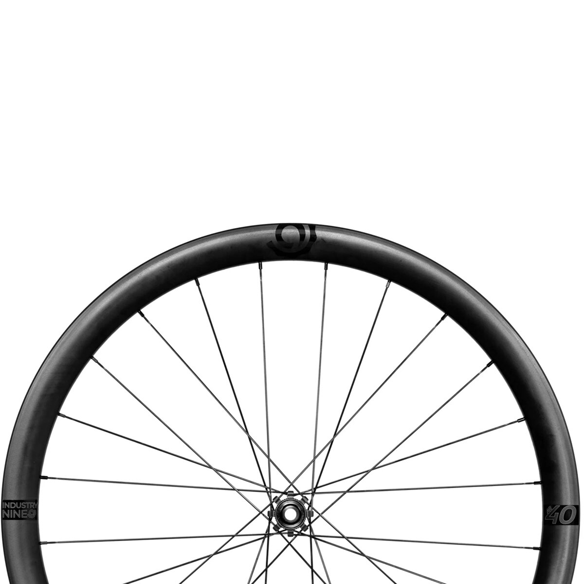 Industry Nine AR40 Solix SP Carbon Wheel Black, Front, 12x100, CL