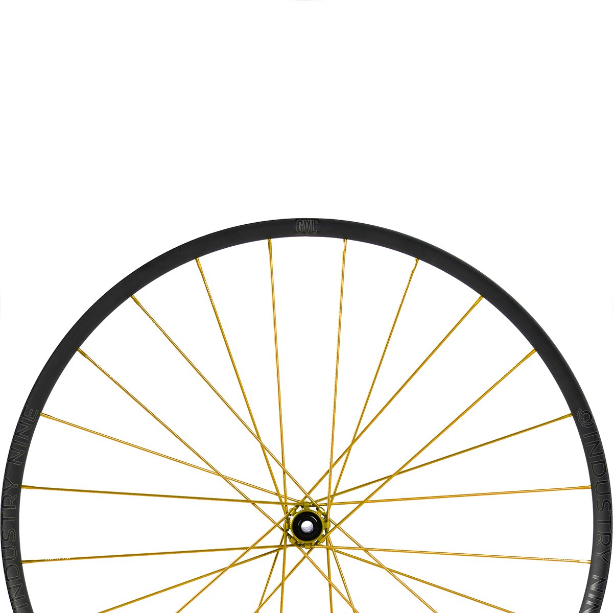 Industry Nine Sector Hydra2 J-Bend Boost 29in Carbon Wheel Gold Hub-Black Spoke, Rear, 12x148, CL, XD