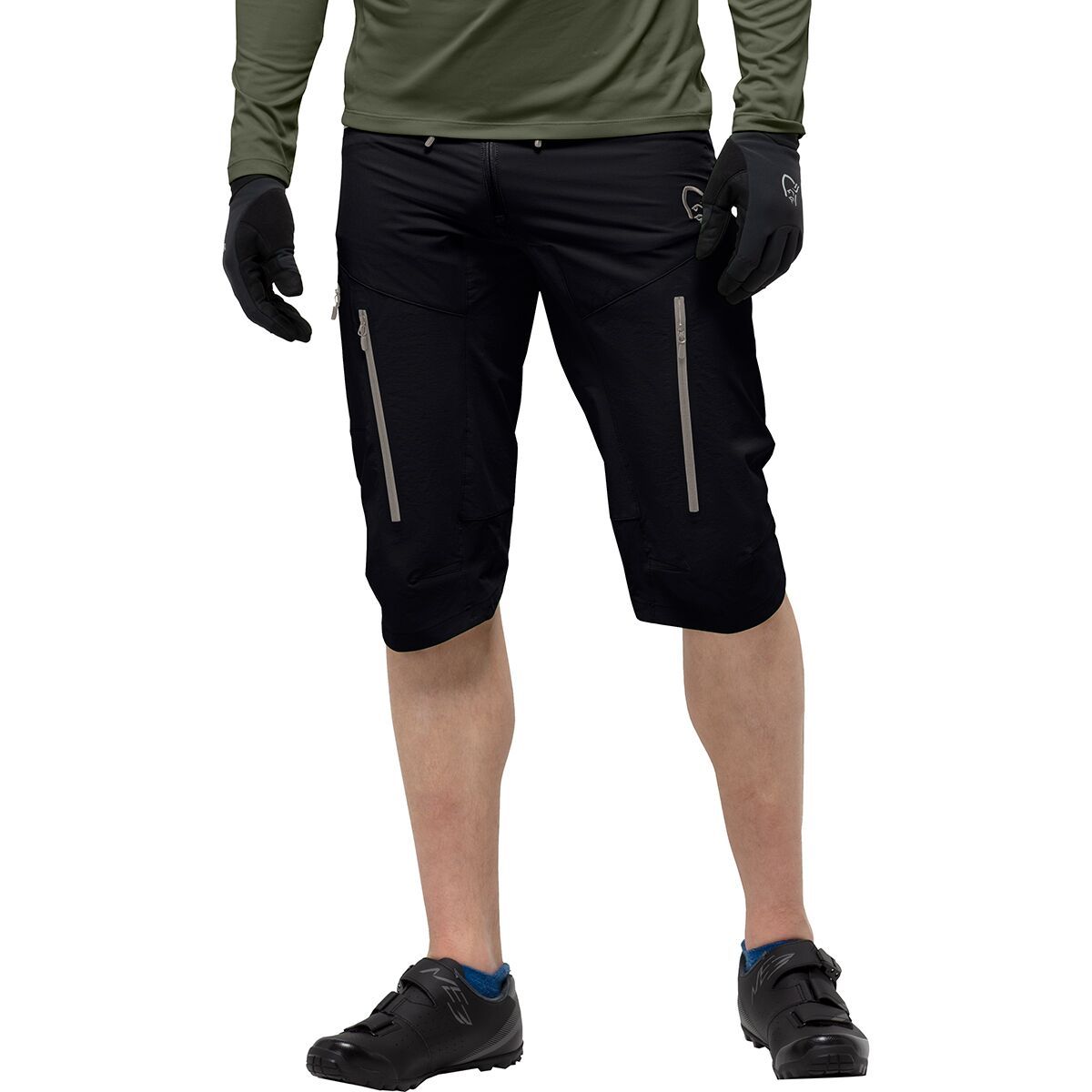 Norrona Fjora Flex1 Short - Men's Caviar, L
