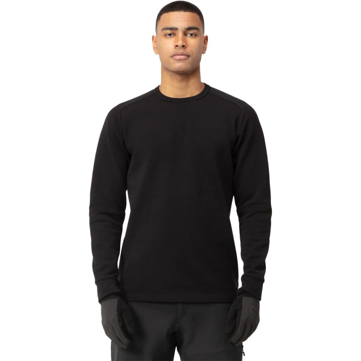 Norrona Skibotn Crew Neck Shirt - Men's Caviar, L