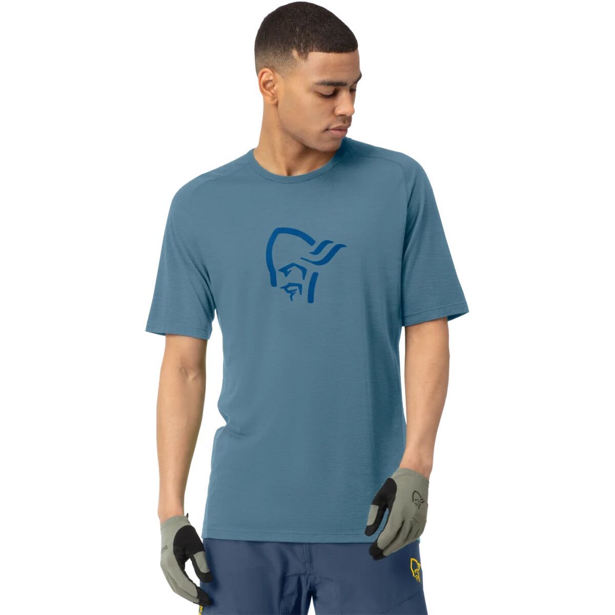 Norrona Fjora Wool T-Shirt - Men's Trooper, S