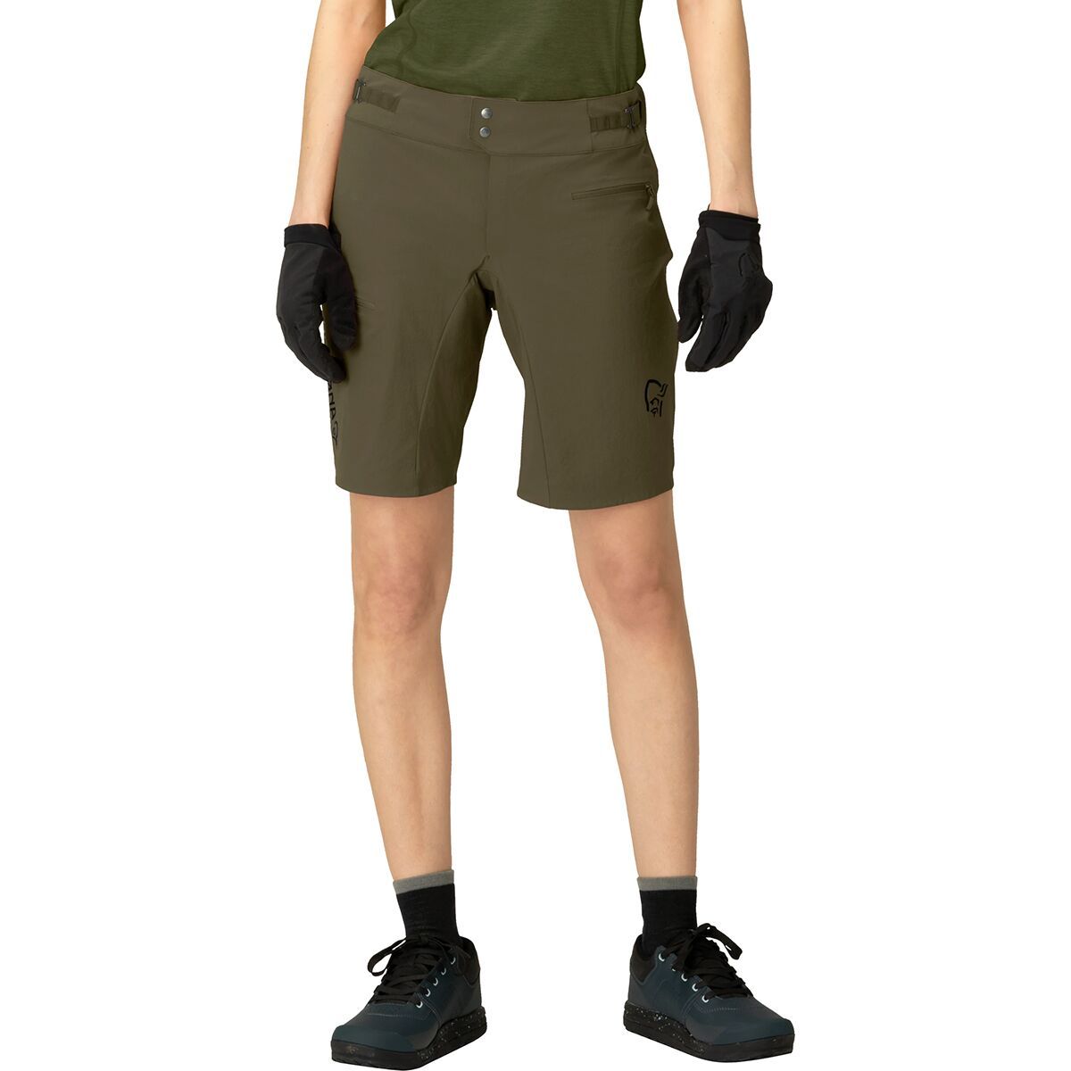 Norrona Norrona Fjora Flex1 Light Short - Women's Frozen Fjord, L