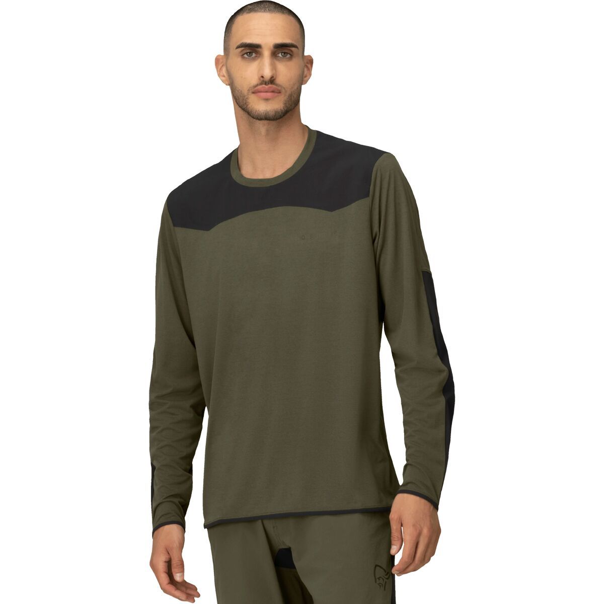 Norrona Skibotn Equaliser Tech Long-Sleeve - Men's Olive Night, S