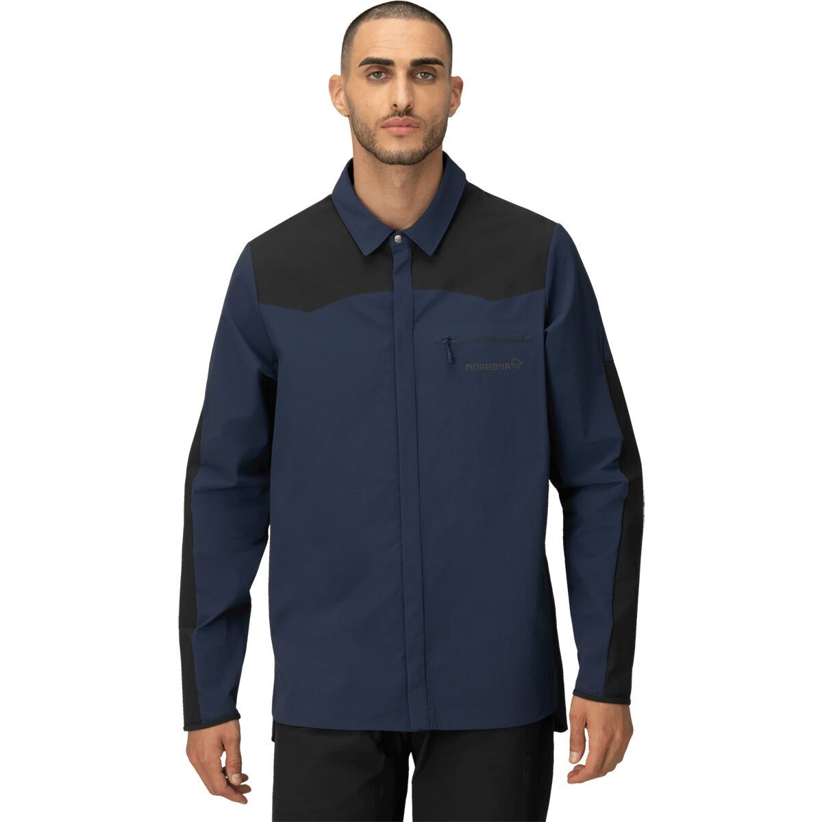 Norrona Skibotn Flex1 Shirt - Men's Indigo Night, M