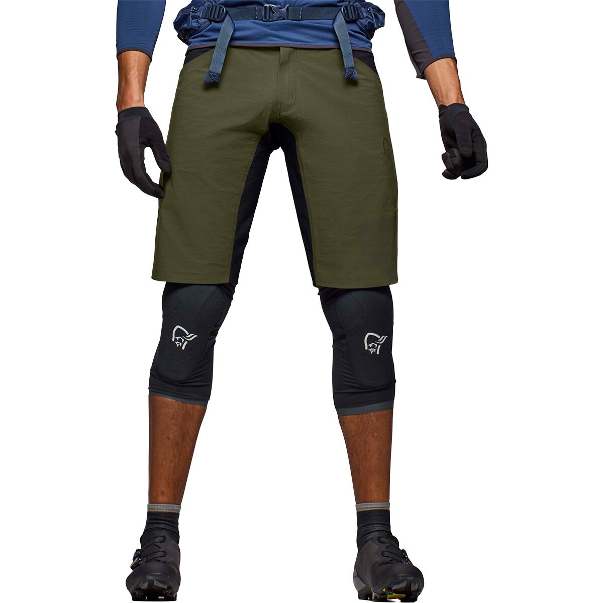 Norrona Skibotn Flex1 Short - Men's - Olive Night, S