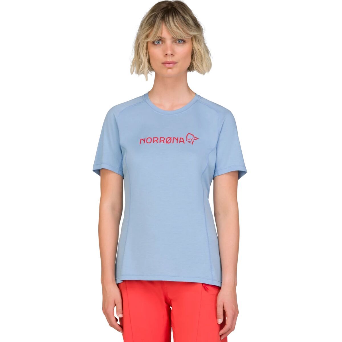 Norrona Fjora Equaliser Lightweight T-Shirt - Women's Frozen Fjord, M