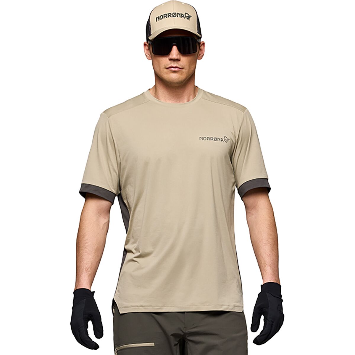 Norrona Norrona Fjora Equaliser T-shirt - Men's Winter Twig/Beluga, S