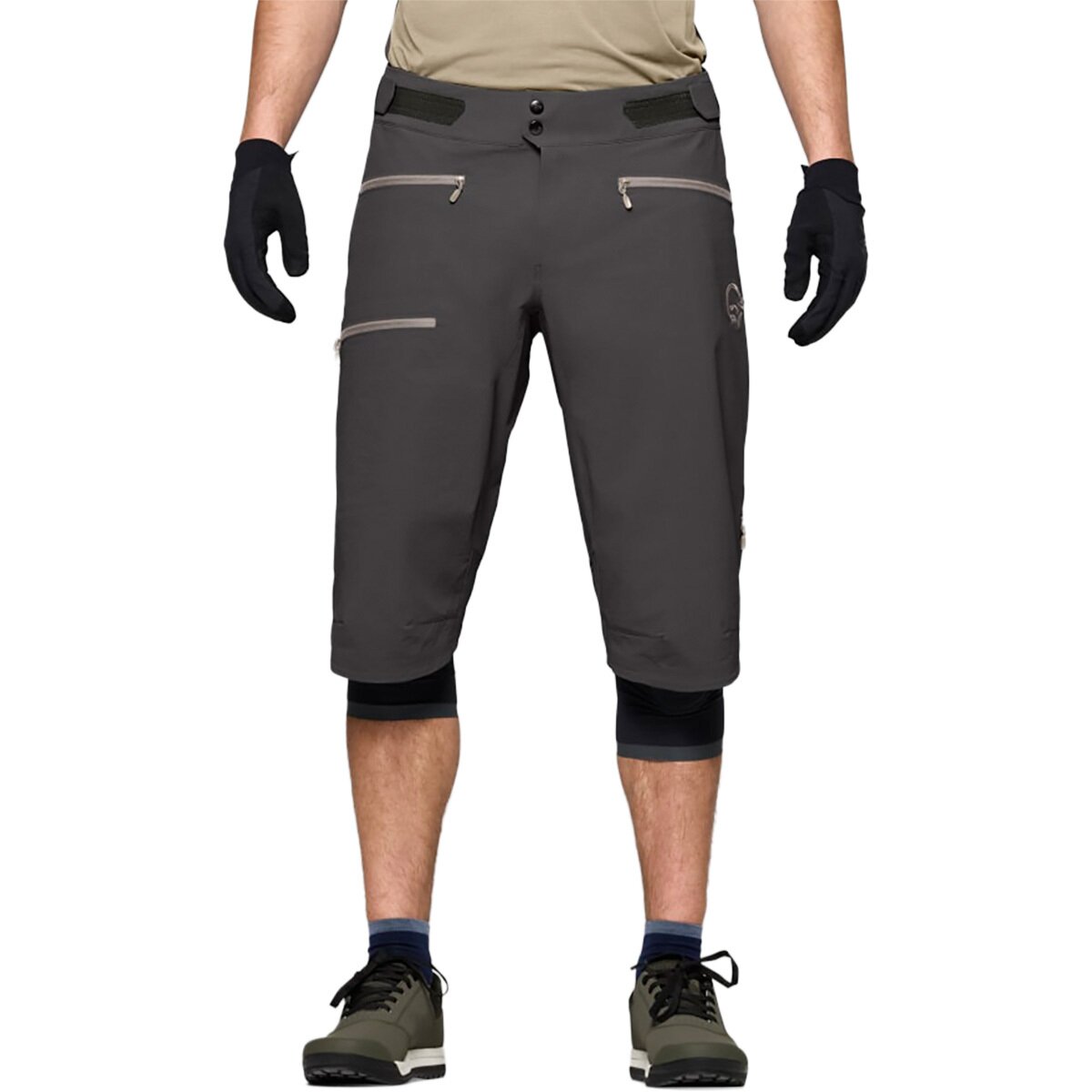 Norrona Fjora Flex1 Short - Men's Beluga, L