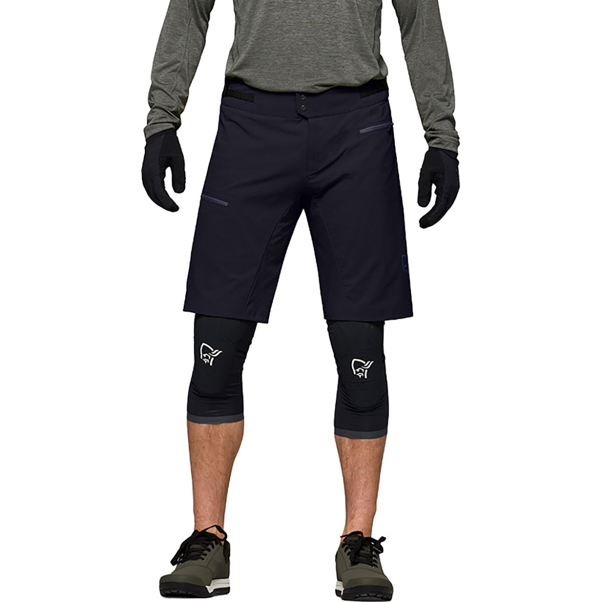 Norrona Norrona Fjora Flex1 Short - Men's Caviar Black, S