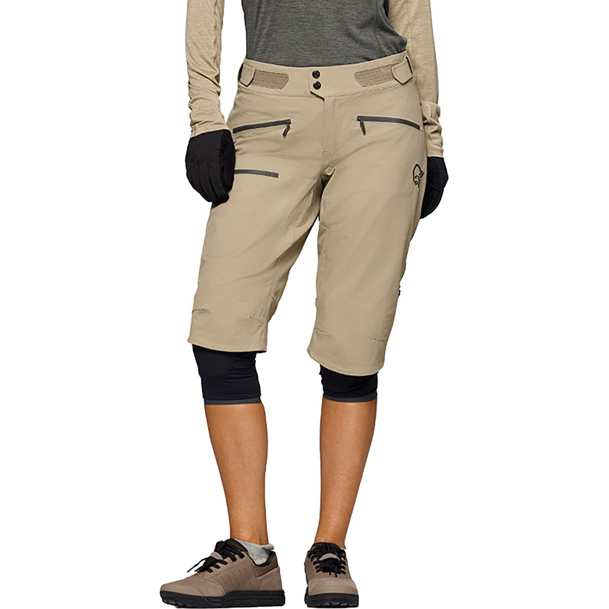 Norrona Fjora Flex1 Short - Women's Winter Twig, L