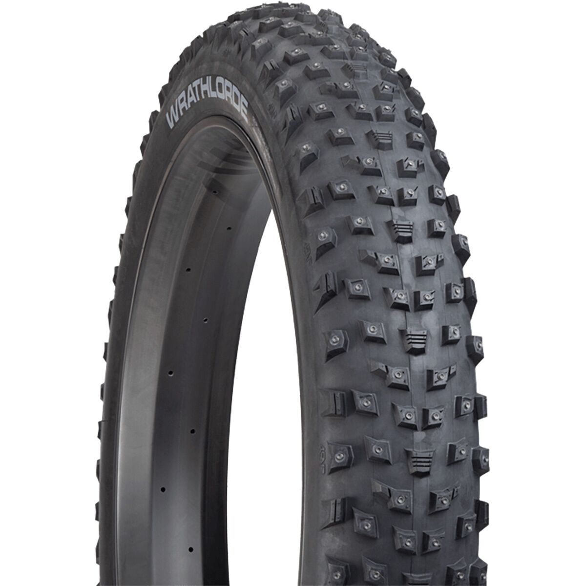 45NRTH 45NRTH Wrathlorde Studded Fatbike Tubeless Tire - 26in Black, 120tpi, 300 XL Studs, 26x4.2 - $300.00 at Competitive Cyclist