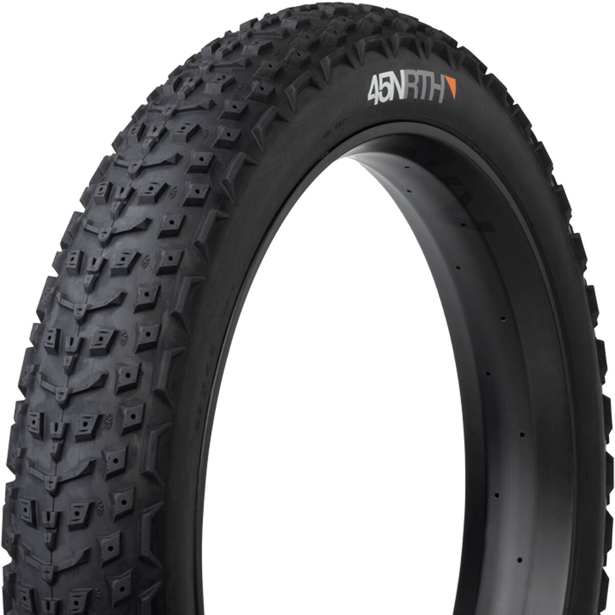 45NRTH Dillinger 5 Studded Fatbike Tubeless Tire - 26in Black, 60tpi, 258 Steel Carbide Studs, 26x4.6