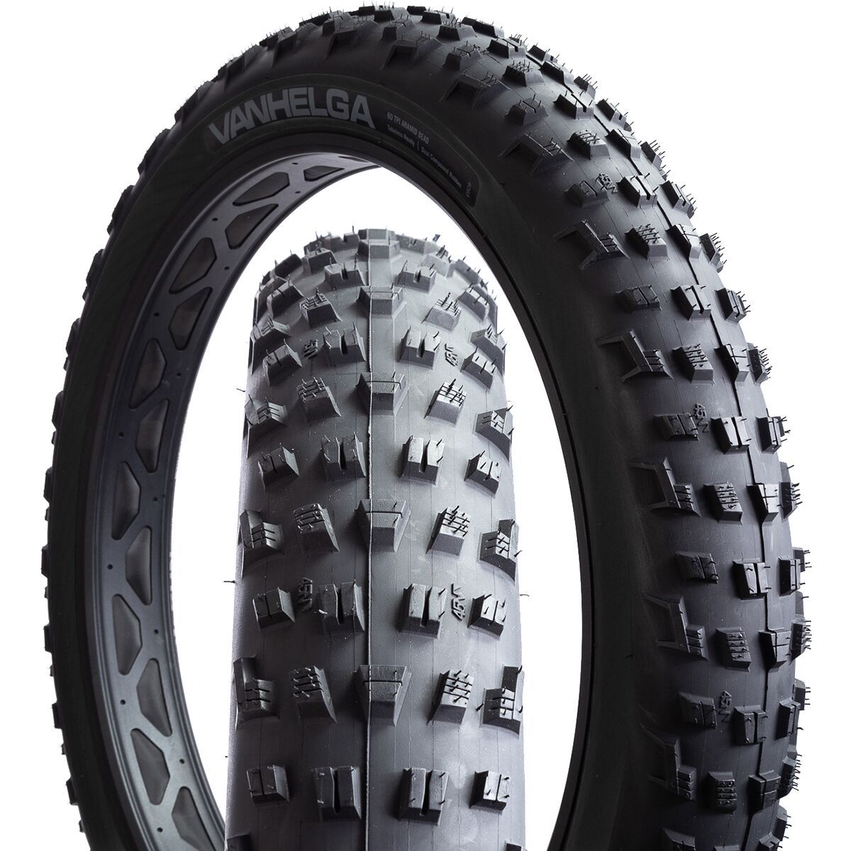45Nrth 45NRTH Vanhelga Fatbike Tubeless Tire - 27.5in Black, 120tpi, 27.5x4
