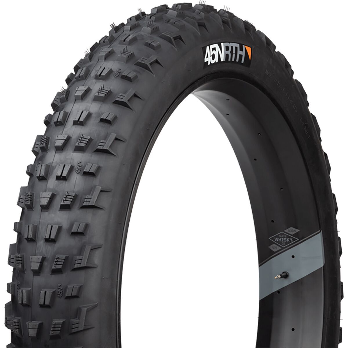 45NRTH Vanhelga Fatbike Tubeless Tire - 26in Black, 120tpi, 26x4.2