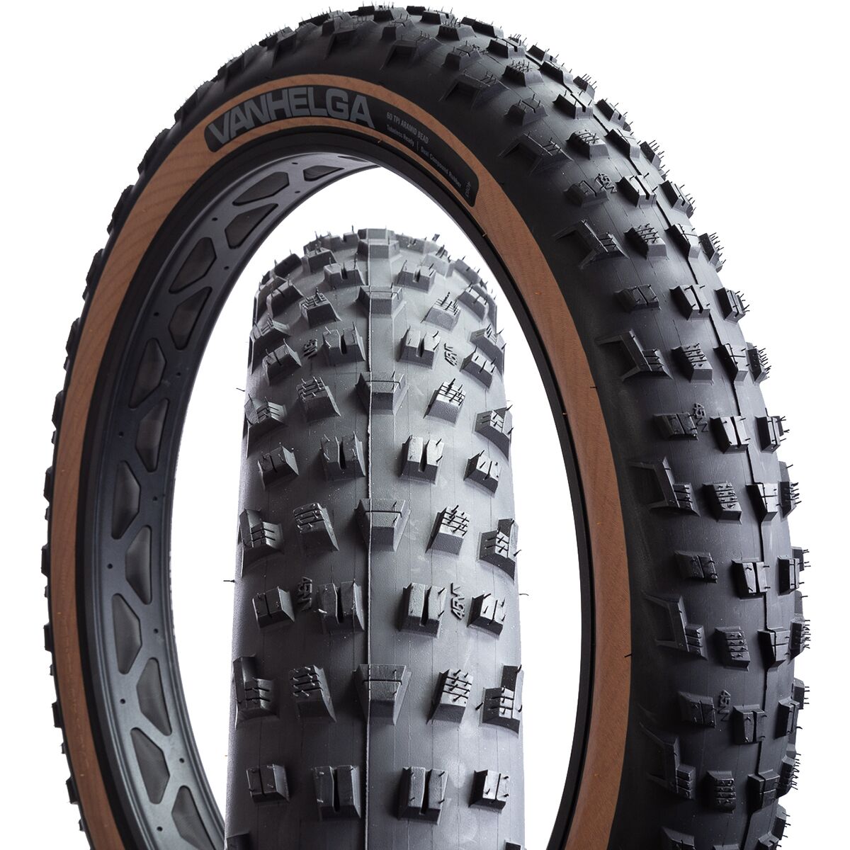 45NRTH　VANHELGA 60tpi  26x4.2 タイヤ２本 45NRTH Vanhelga Fatbike Tubeless Tire - 26in - Components