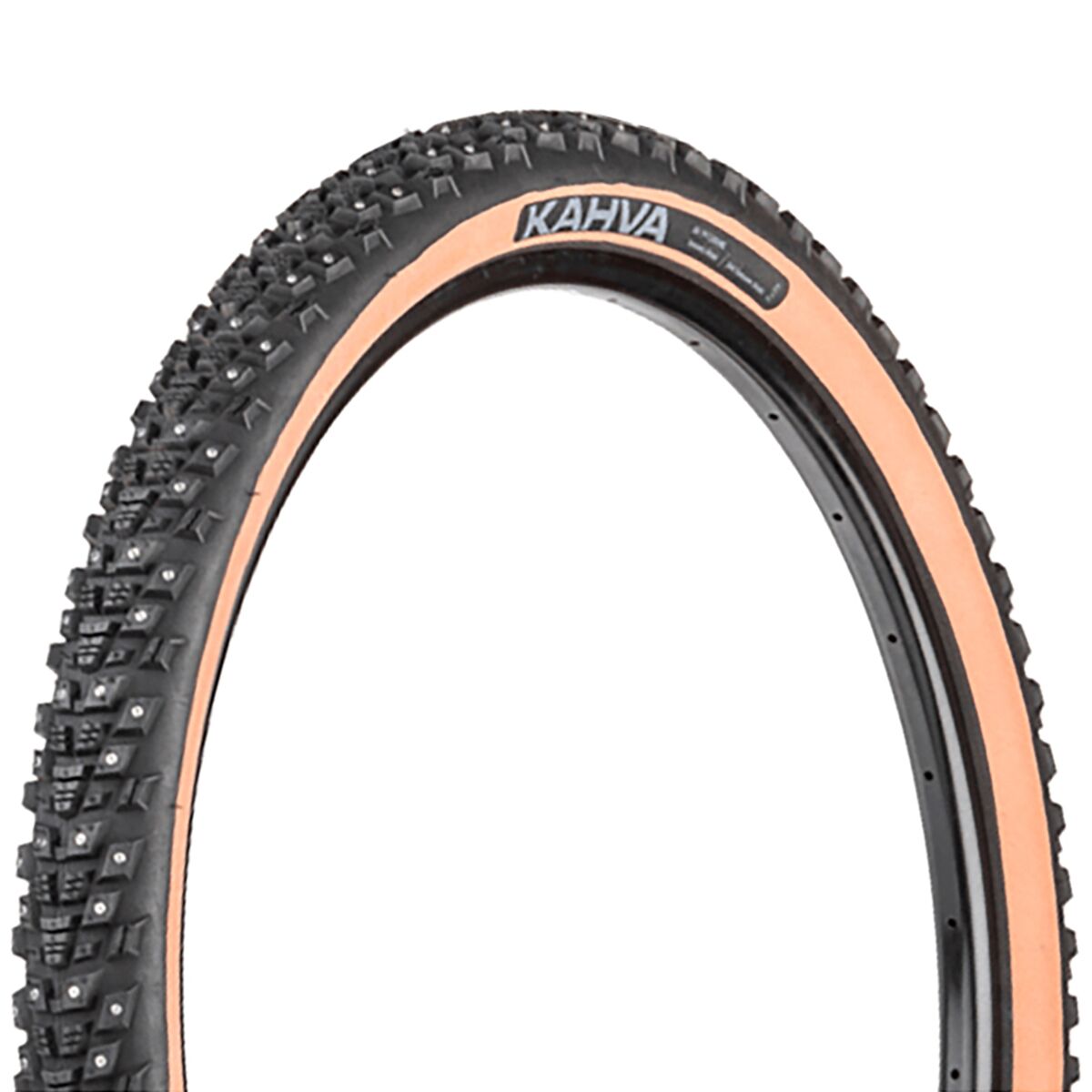 45Nrth 45NRTH Kahva Studded Tubeless 29in Tire Black, 60tpi, 252 Concave Carbide Studs, 29x2.25
