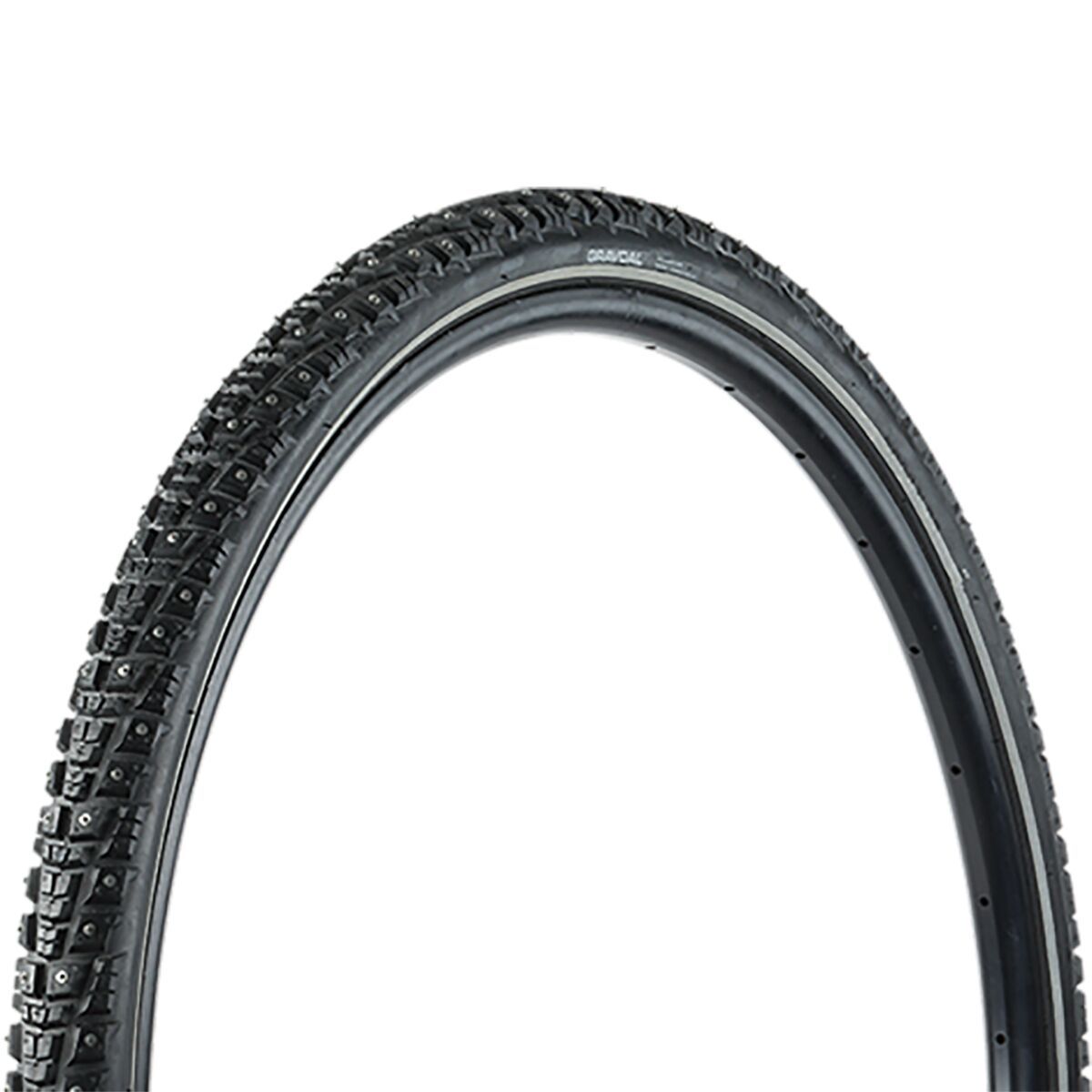 45Nrth 45NRTH Gravdal Studded Wire Bead Gravel Clincher Tire Black, 33tpi, 252 Steel Carbide Studs, 700x38