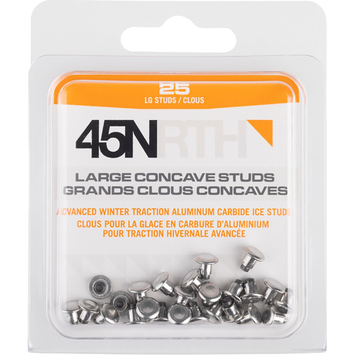 45NRTH Concave Studs 25 Pack One Color, 25 Pack