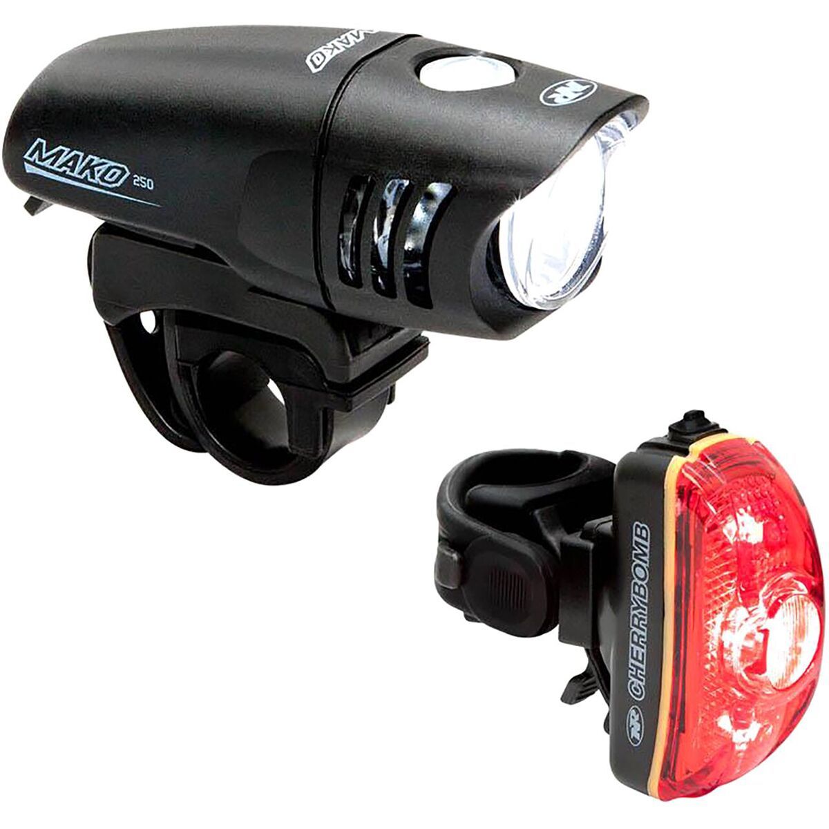 Niterider NiteRider Mako 250 and CherryBomb 100 Combo Black/Red, One Size