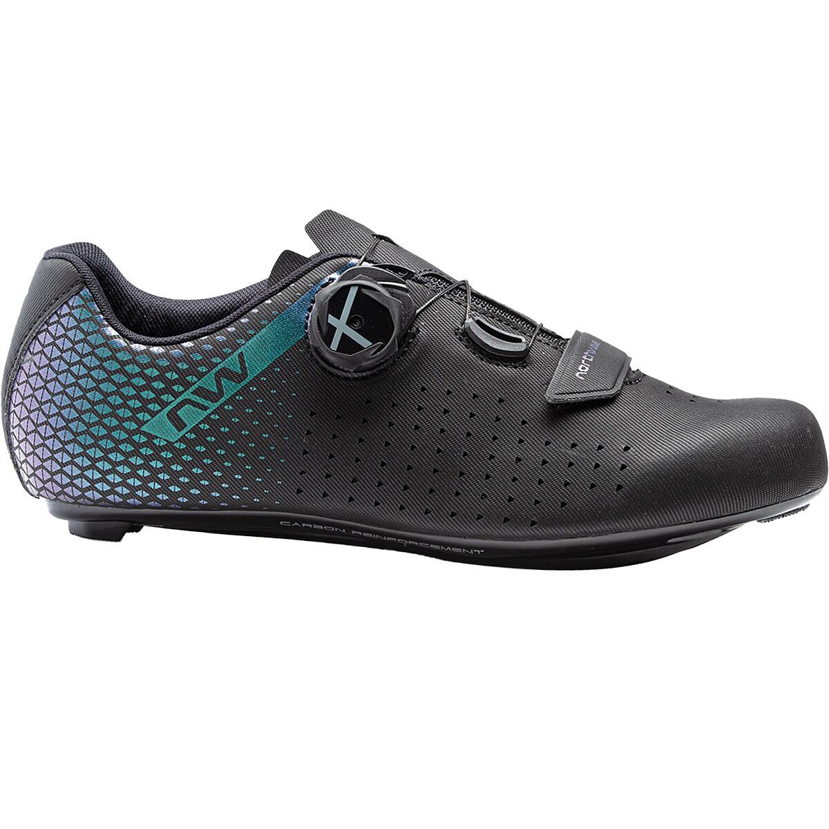 Northwave Core Plus 2 Cycling Shoe - Women's Black/Iridescent, 39.0