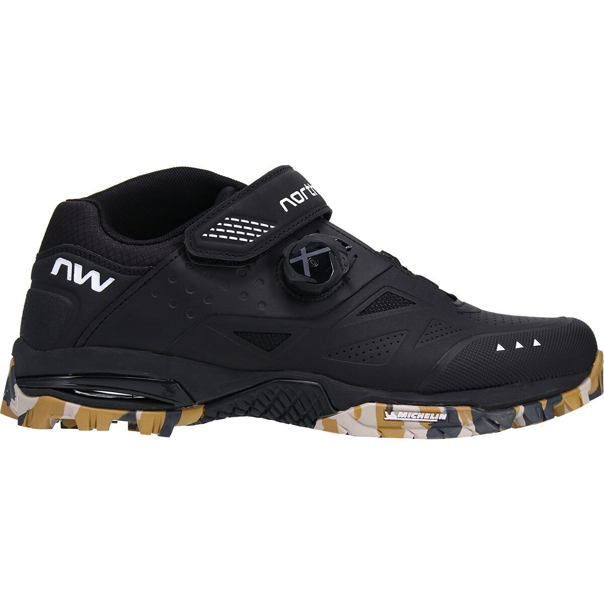 Northwave Enduro Mid 2 Cycling Shoe - Men's Black/Camo Sole, 42.0