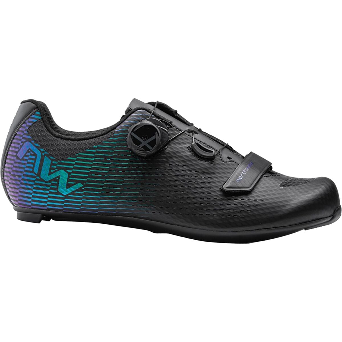 Northwave Storm Carbon 2 Cycling Shoe - Men's Black/Iridescent, 45.0