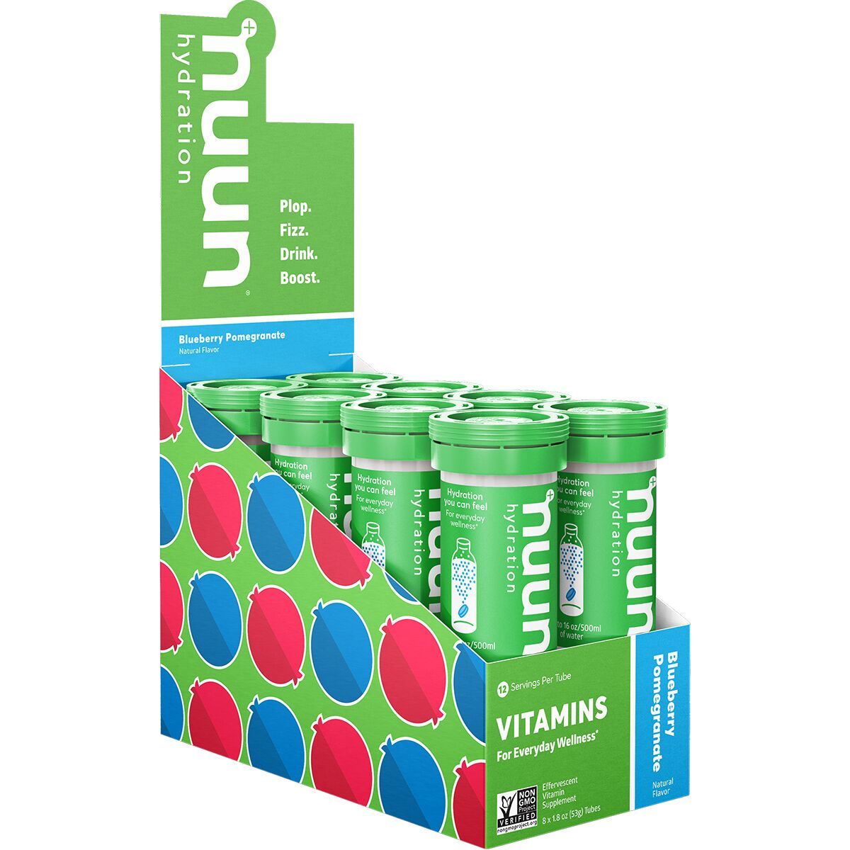 Nuun Nuun Vitamins - 8-Pack Blueberry Pomegranate, One Size