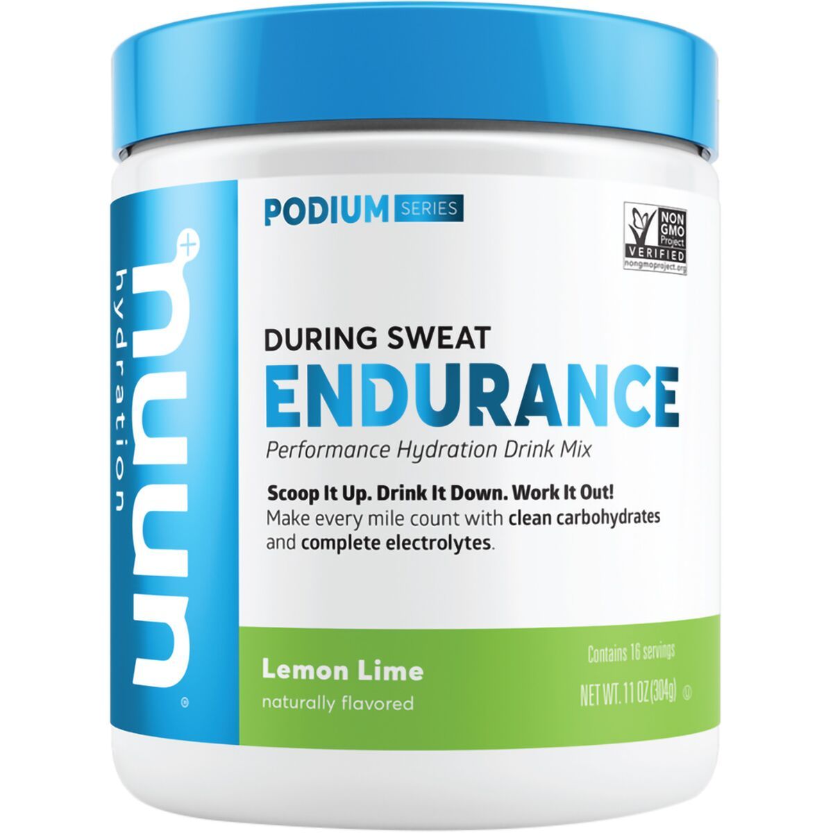 Nuun Endurance Hydration Drink Mix Lemon Lime, 16 Serving Canister