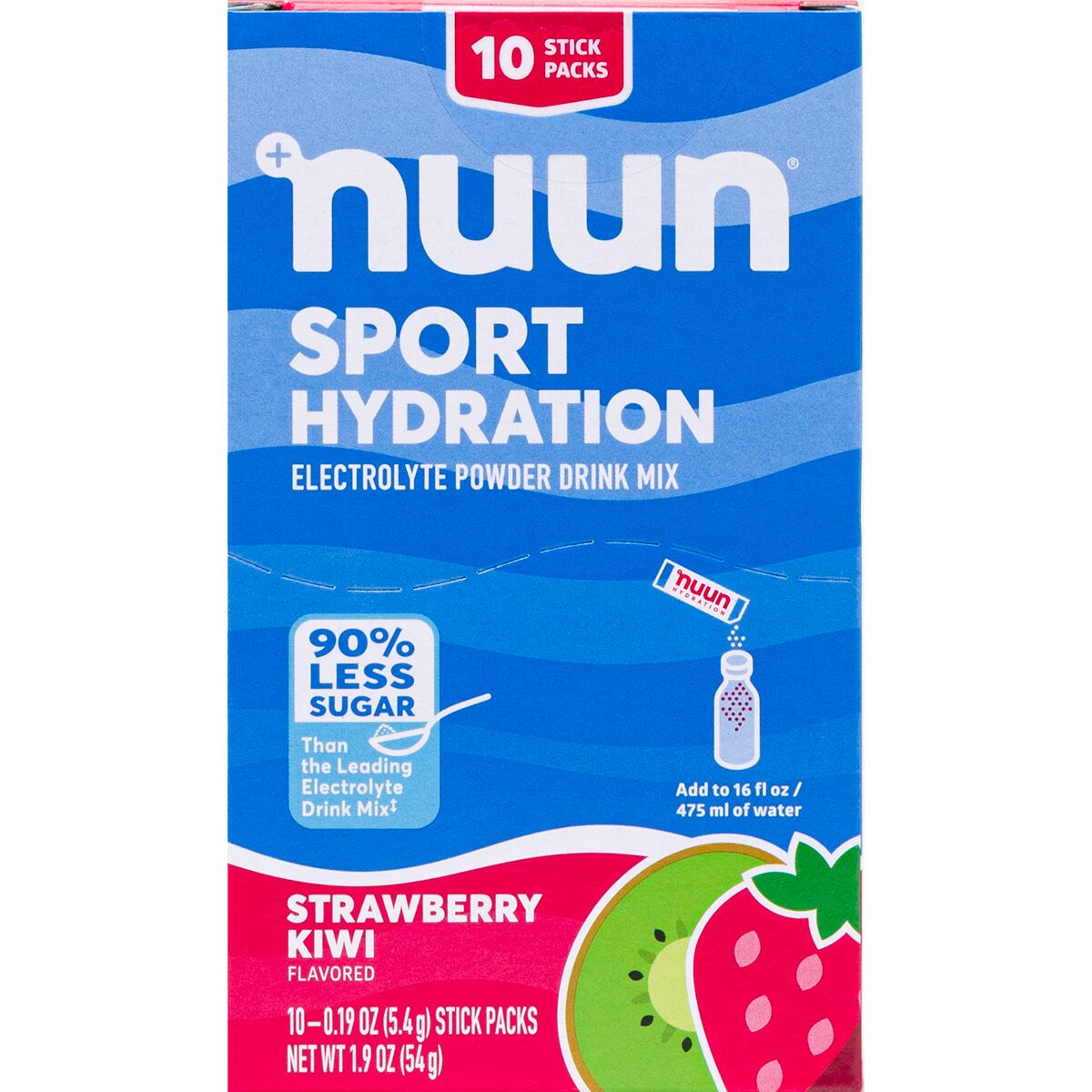 Nuun Sport Hydration Powder - 10-Pack Strawberry Kiwi, One Size