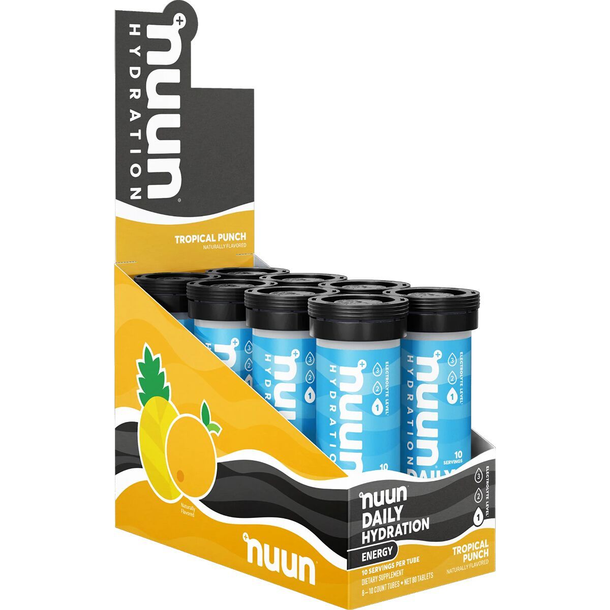Nuun Daily + Energy - 8-Pack Tropical Punch, One Size
