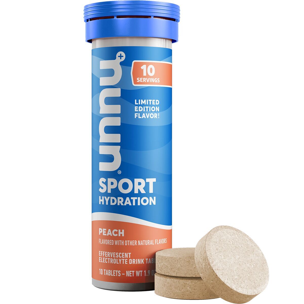 Nuun Sport 8-Pack - Summer Seasonal Peach, 8 Tubes