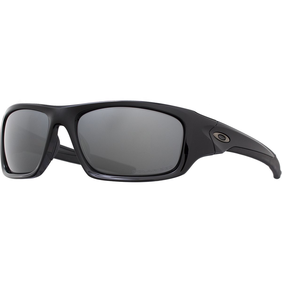 Oakley Valve Sunglasses Polished Black/Red Irid, One Size - Men's