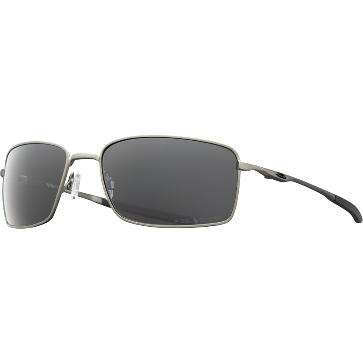 Oakley Square Wire Polarized Sunglasses - Men's Carbon/Grey Polar, One Size