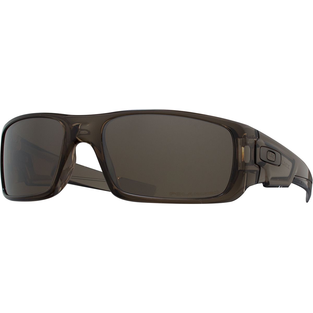 Oakley Oakley Crankshaft Polarized Sunglasses Brown Smoke/Tungsten Irid Polar, One Size - Men's
