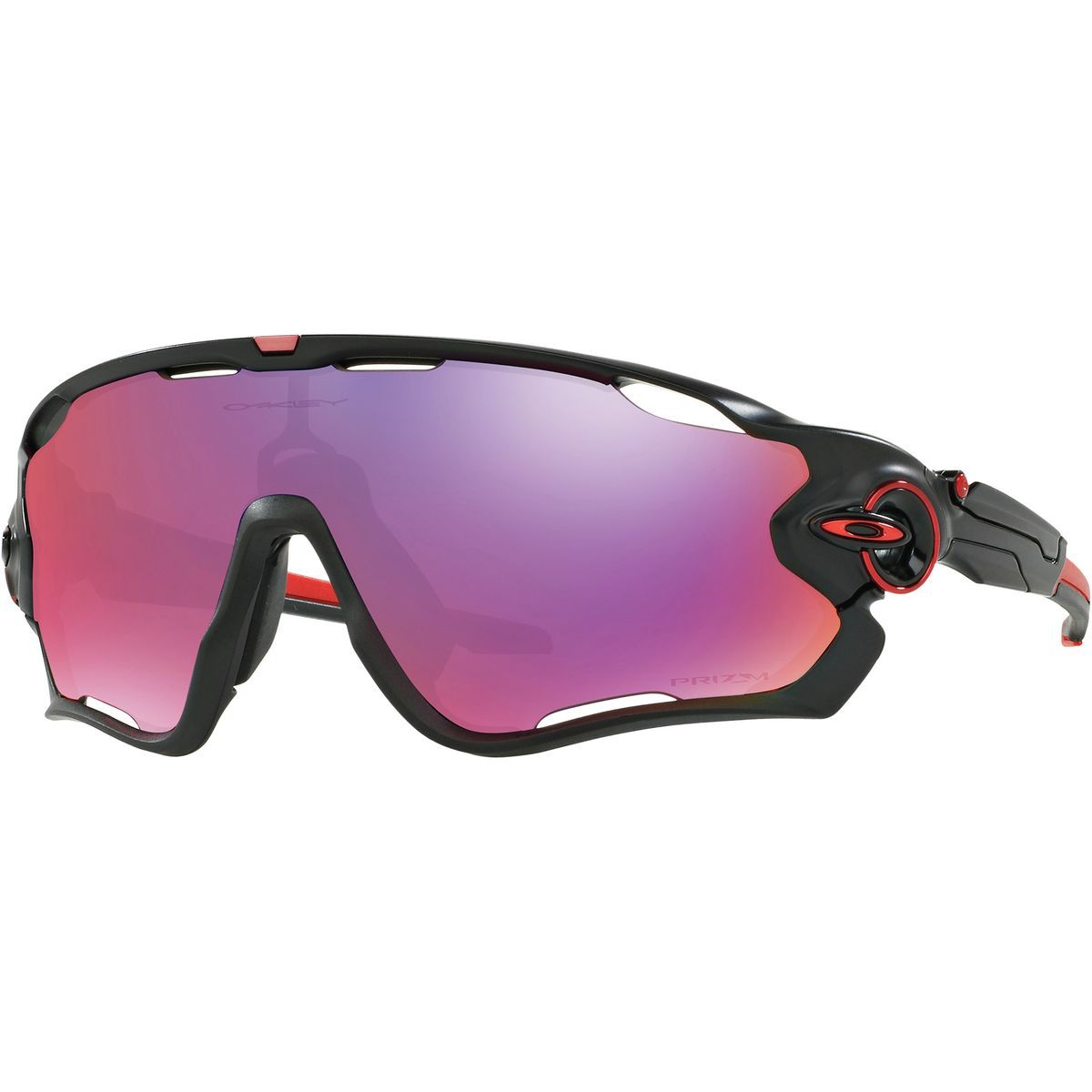 Oakley Jawbreaker Prizm Sunglasses Matte Black/Prizm Road, One Size - Men's