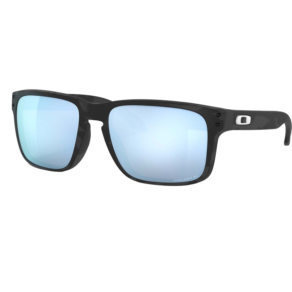 Oakley Holbrook Prizm Polarized Sunglasses Matte Black Camo W/ PRIZM Dp H2O Plr, One Size - Men's
