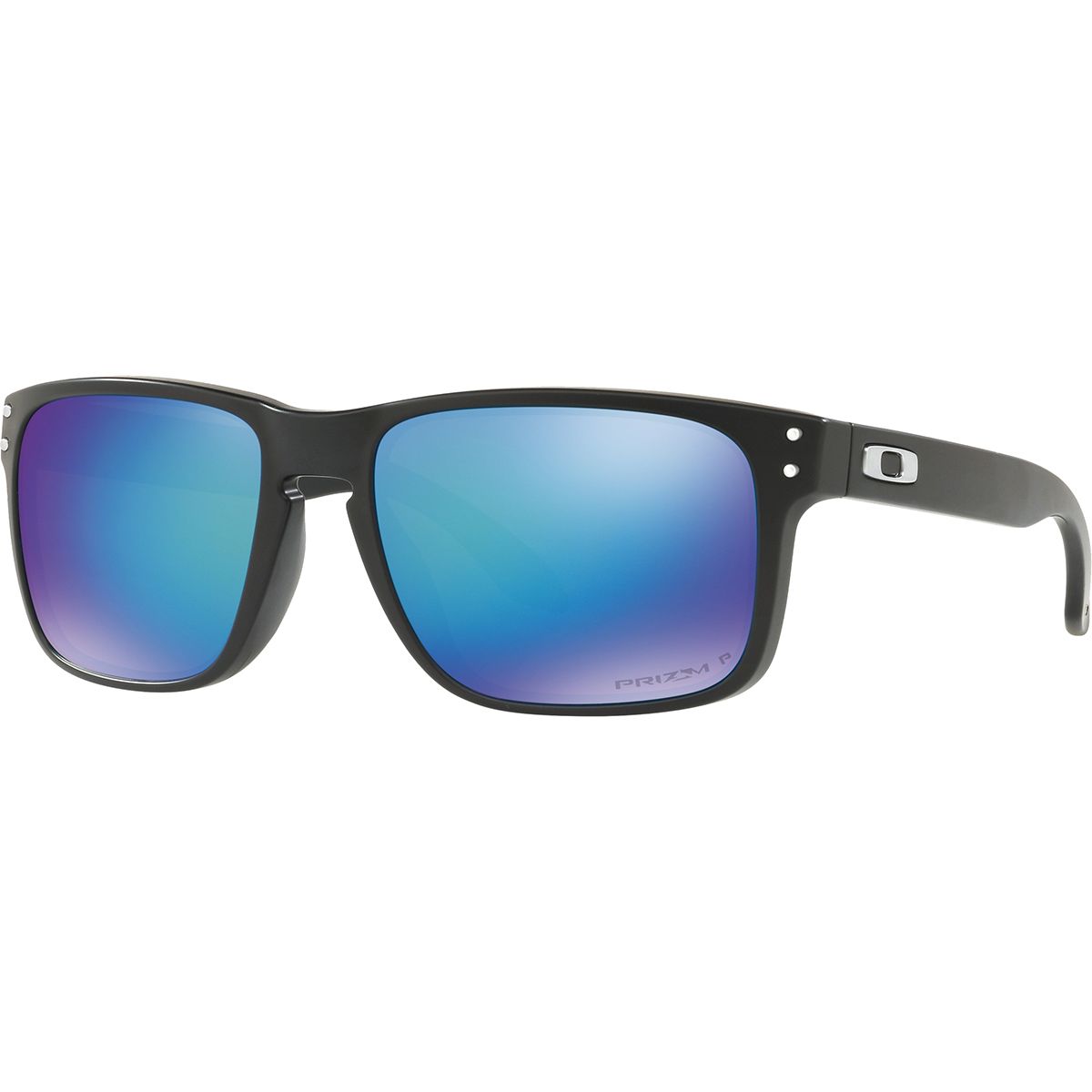 Oakley Oakley Holbrook Prizm Polarized Sunglasses Matte Black/Prizm Sapphire Polarized, One Size - Men's