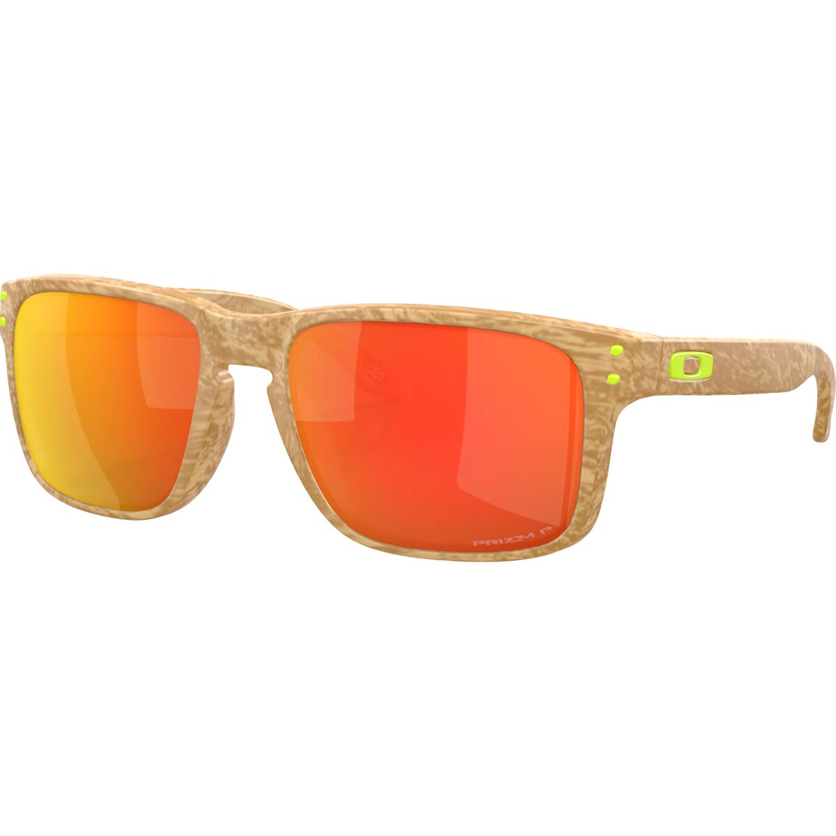 Oakley Oakley Holbrook Prizm Polarized Sunglasses Matte Stone Desert Tan/Prizm Ruby Polar, One Size - Men's