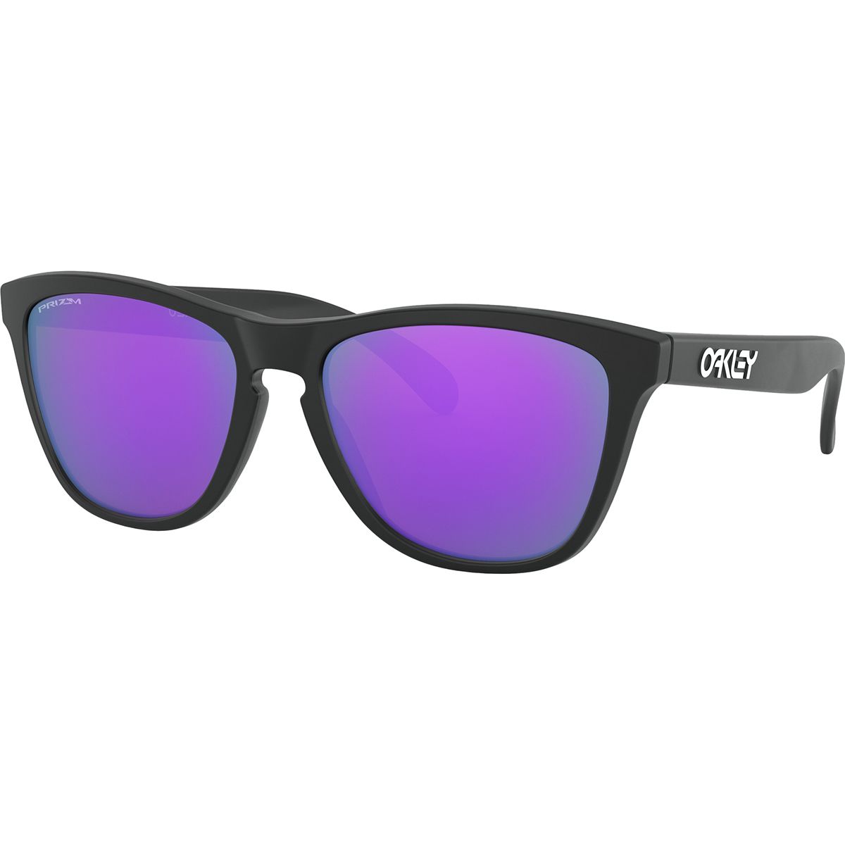Oakley Oakley Frogskins Prizm Sunglasses Matte Black/Prizm Violet, One Size - Men's