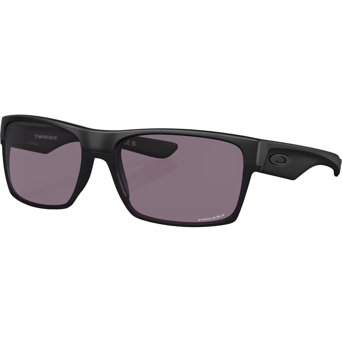 Oakley Two Face Prizm Sunglasses Steel W/Prizm Grey, One Size - Men's