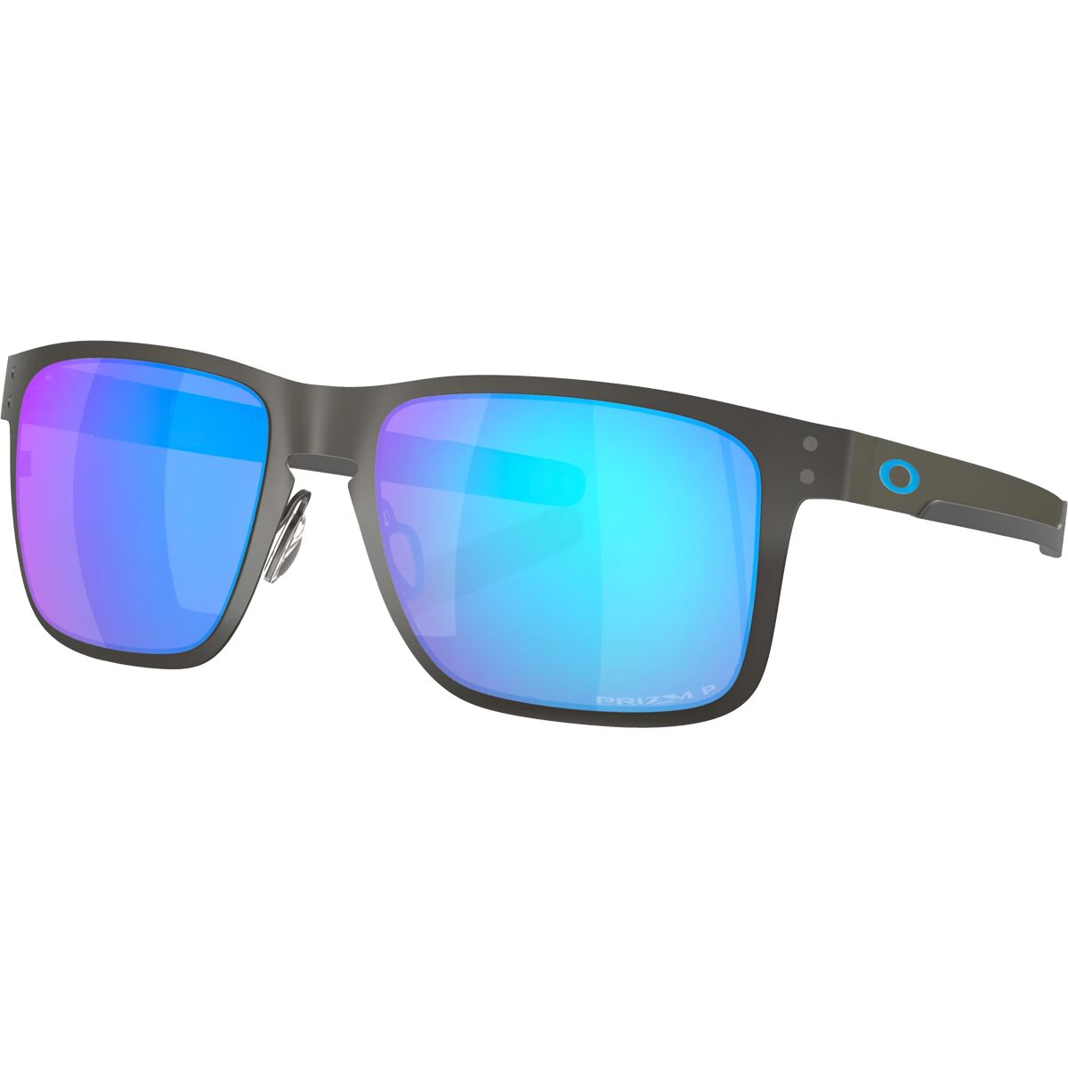 Oakley Oakley Holbrook Metal Prizm Polarized Sunglasses Metal Gunmetal W/ Prizmsapphpol, One Size - Men's