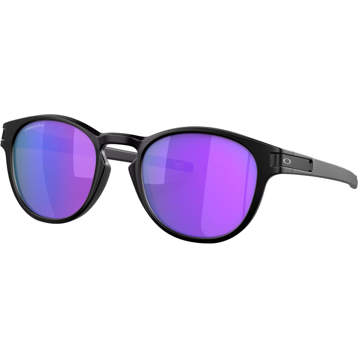 Oakley Oakley Latch Prizm Sunglasses Matte Black/Prizm Violet, One Size