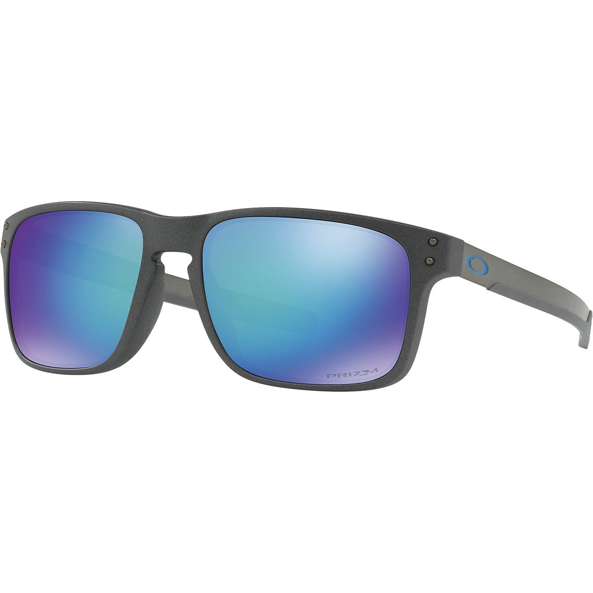 Oakley Holbrook Mix Prizm Polarized Sunglasses Steel/Prizm Sapphire Polarized, One Size - Men's
