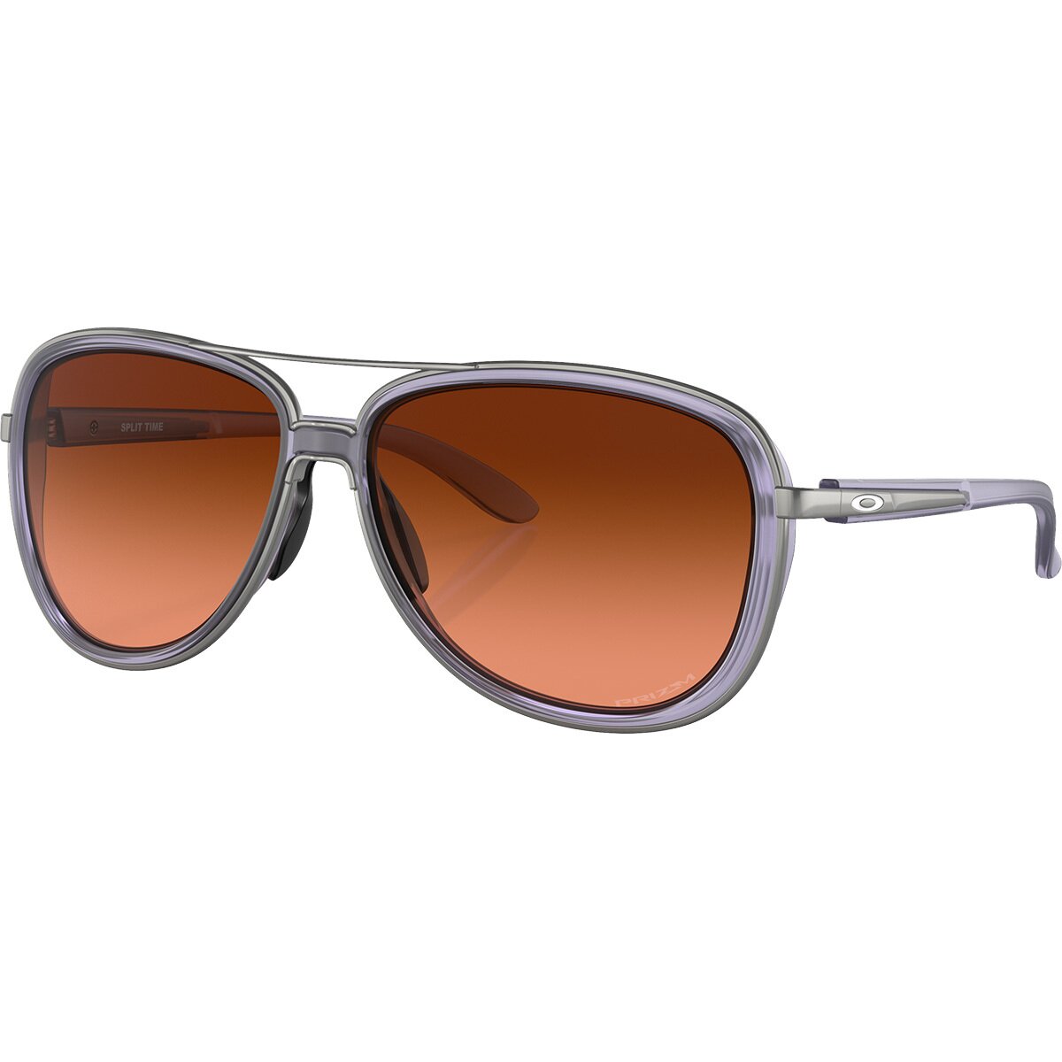 Oakley Oakley Split Time Prizm Sunglasses - Women's Matte Trans Lilac/Prizm Brown Gradient, One Size - $204.00 at Competitive Cyclist