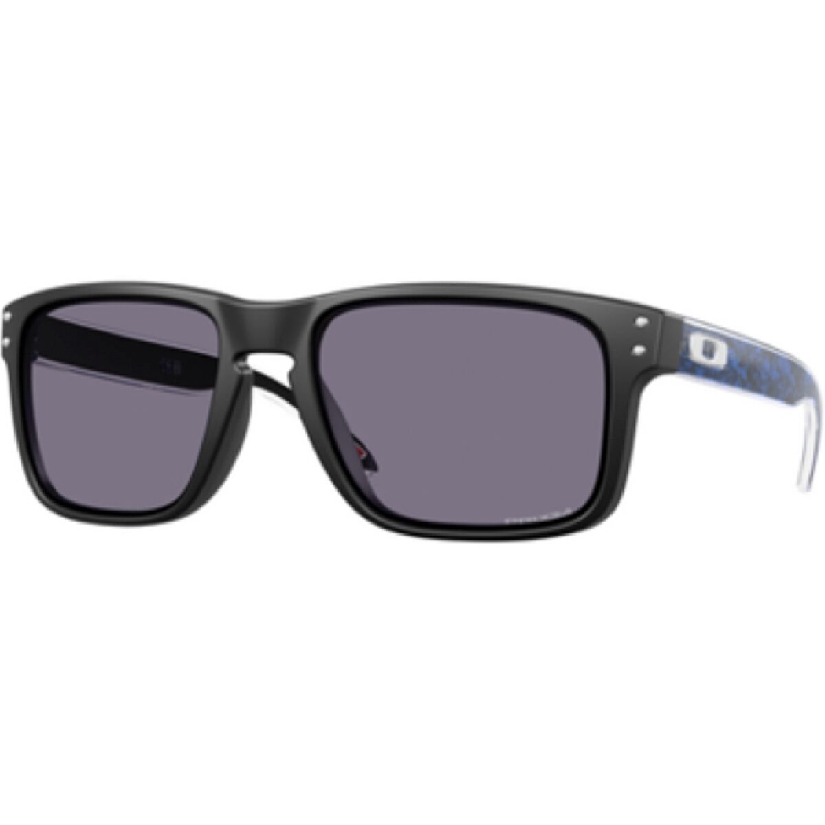Oakley Oakley Holbrook Prizm Sunglasses Matte Black Crystal Blue/Prizm Grey, One Size - Men's