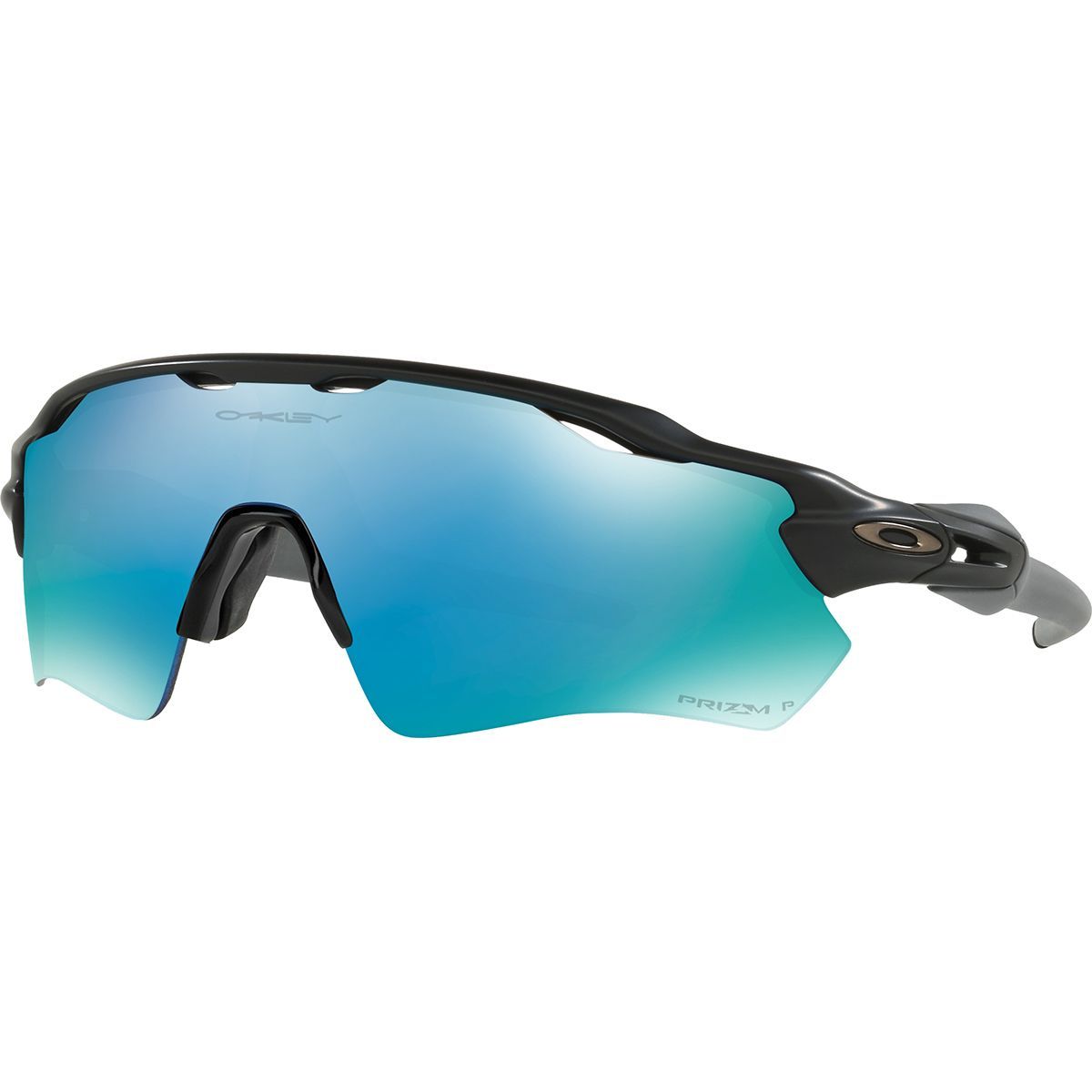 Oakley Oakley Radar EV Path Prizm Polarized Sunglasses Matte Black/Prizm Deep Water Polarized, One Size - Men's