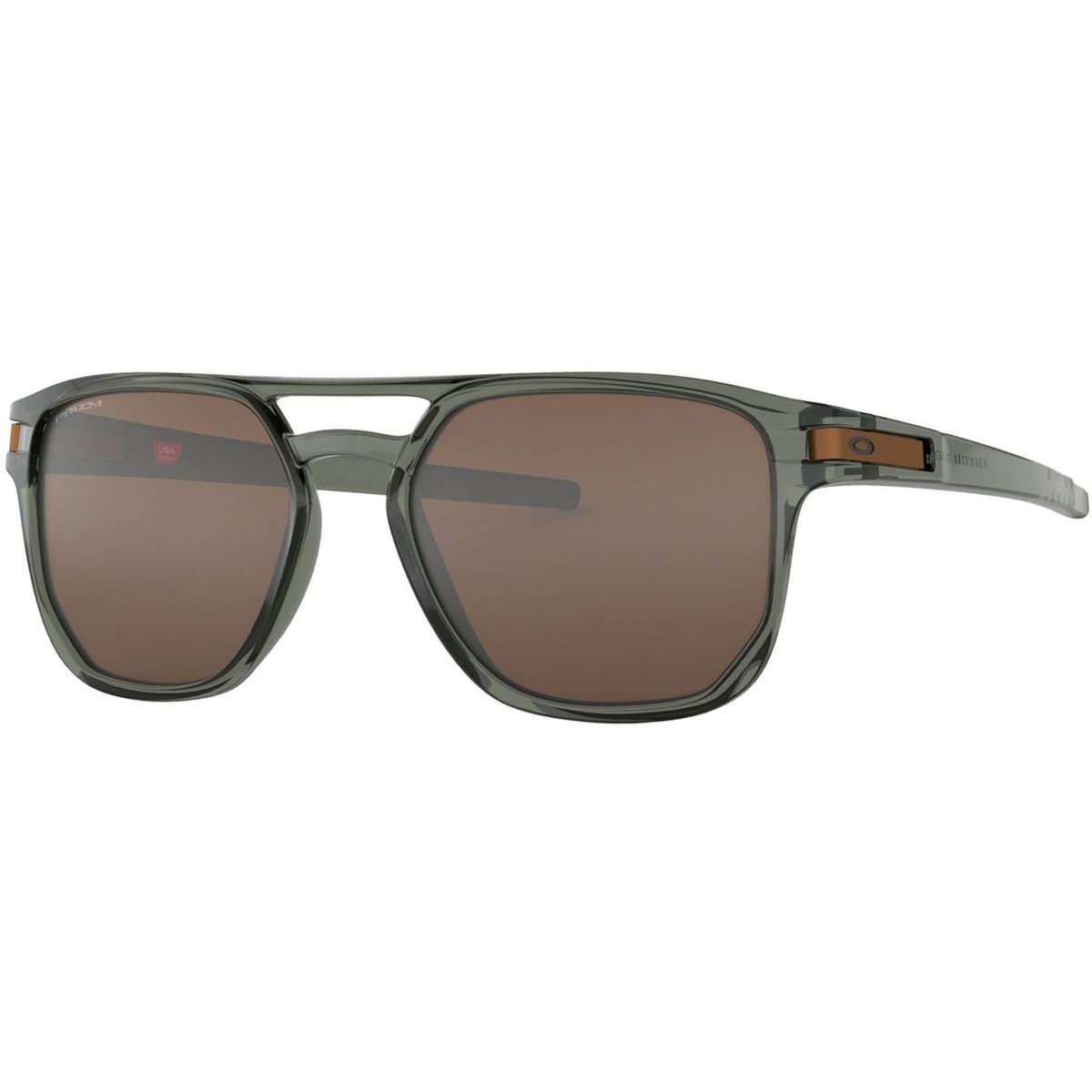 Oakley Latch Beta Prizm Sunglasses Olive Ink W/Prizm Tungsten, One Size