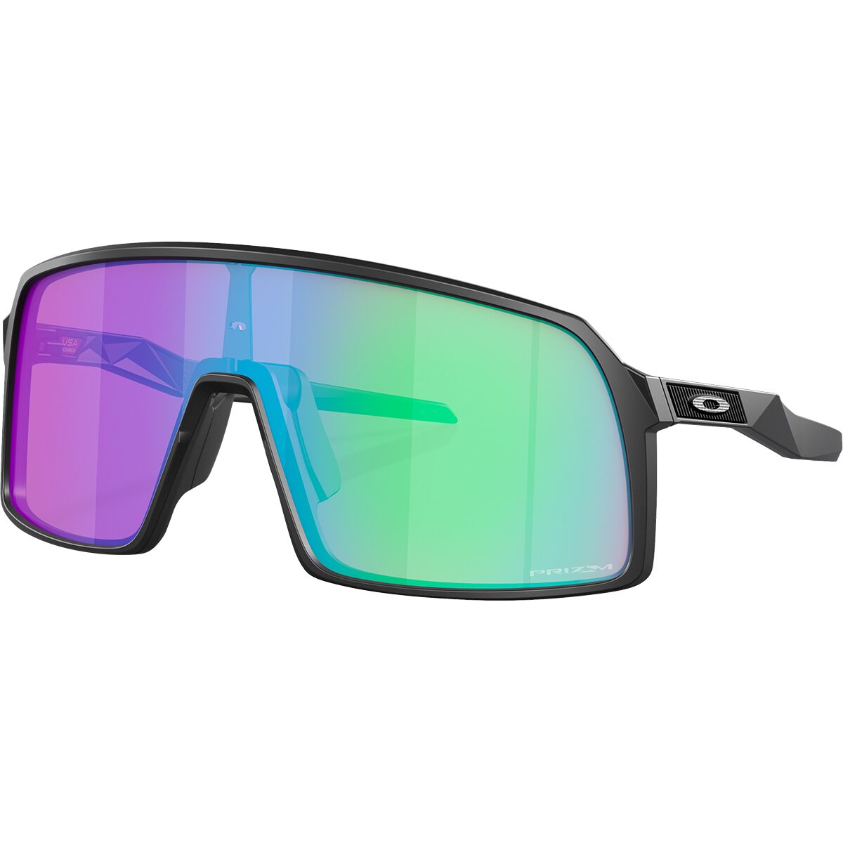 Oakley Sutro Prizm Sunglasses Matte Black w/Prizm Golf, One Size - Men's