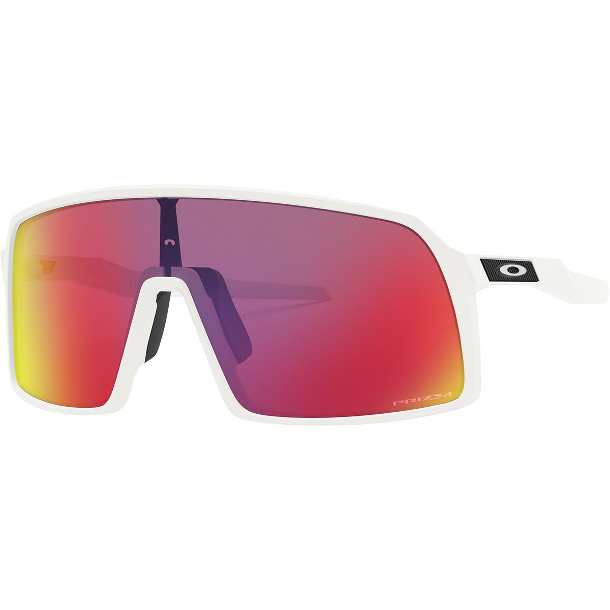 Oakley Sutro Prizm Sunglasses Matte White/Prizm Road, One Size - Men's