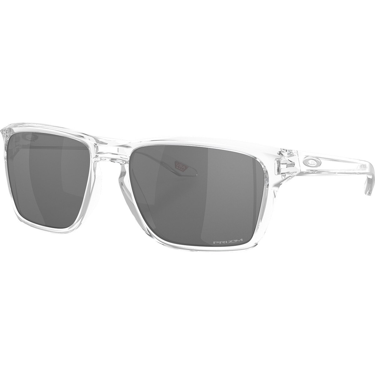 Oakley Sylas Prizm Sunglasses Polished Clear/PRIZM Black, One Size